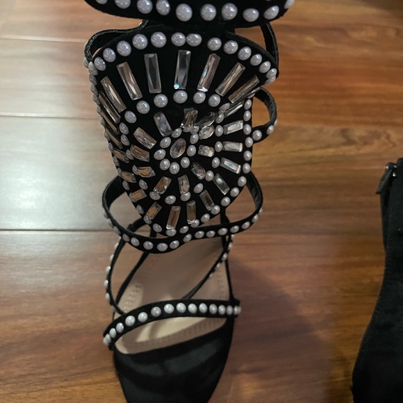 Rhinestone Embellished Heels - Picture 3 of 6